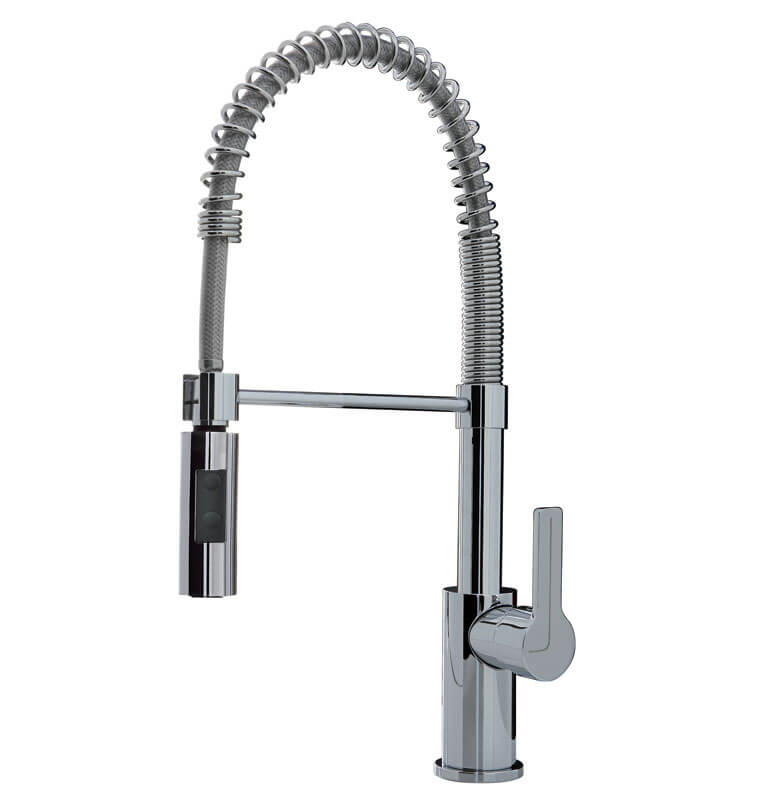 F3547/1CR - Kitchen Mixer with extensible hose