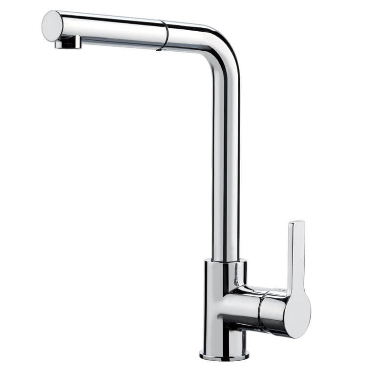 F7029NCR - Kitchen mixer with extractable handshower