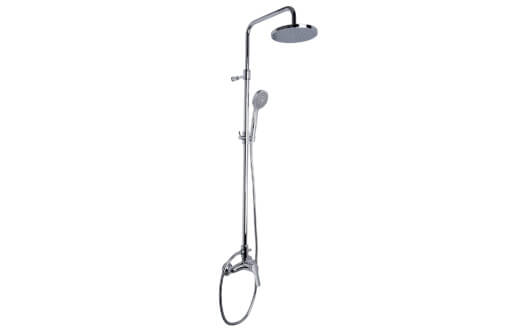 F3765/6CR - Bath Mixer with hand shower and head Shower